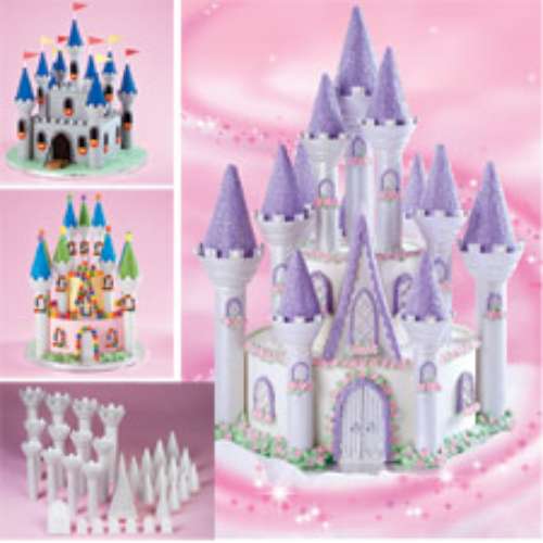 Romantic Castle Cake Decorating Set - Click Image to Close